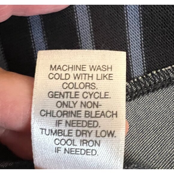 J. Jill Blue Striped French Minimalist Preppy Coastal Casual Shift Dress XS - Picture 8 of 11